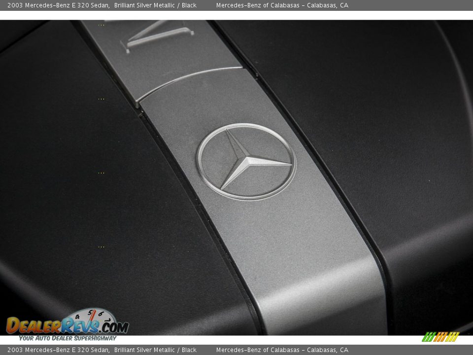 2003 Mercedes-Benz E 320 Sedan Brilliant Silver Metallic / Black Photo #24