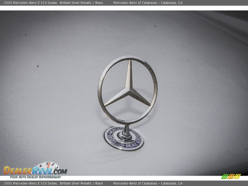 2003 Mercedes-Benz E 320 Sedan Brilliant Silver Metallic / Black Photo #26