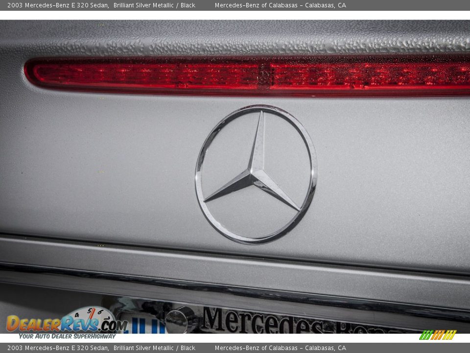2003 Mercedes-Benz E 320 Sedan Brilliant Silver Metallic / Black Photo #28