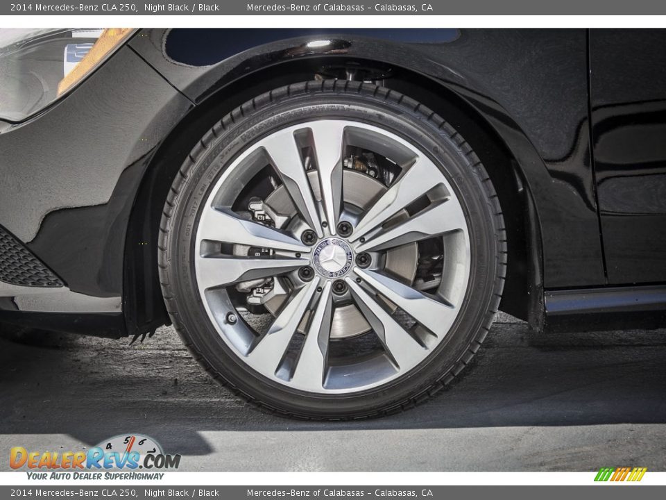2014 Mercedes-Benz CLA 250 Night Black / Black Photo #10