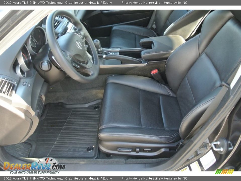 2012 Acura TL 3.7 SH-AWD Technology Graphite Luster Metallic / Ebony Photo #8
