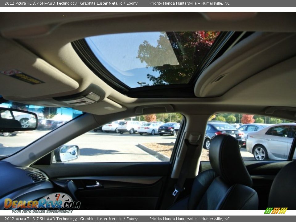 2012 Acura TL 3.7 SH-AWD Technology Graphite Luster Metallic / Ebony Photo #12