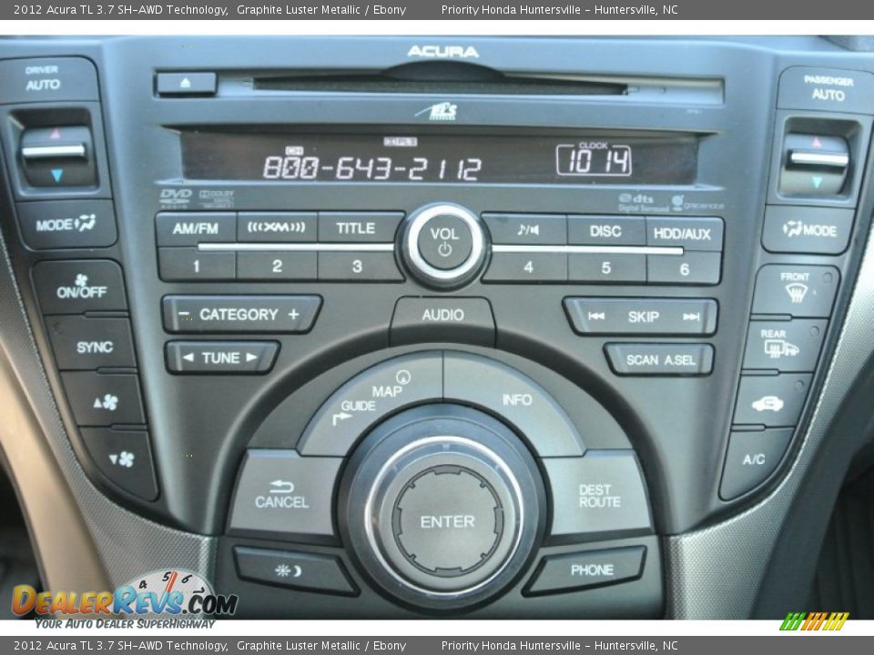 2012 Acura TL 3.7 SH-AWD Technology Graphite Luster Metallic / Ebony Photo #15