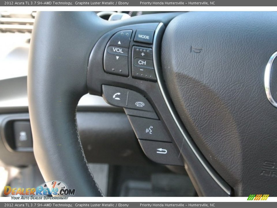 2012 Acura TL 3.7 SH-AWD Technology Graphite Luster Metallic / Ebony Photo #17