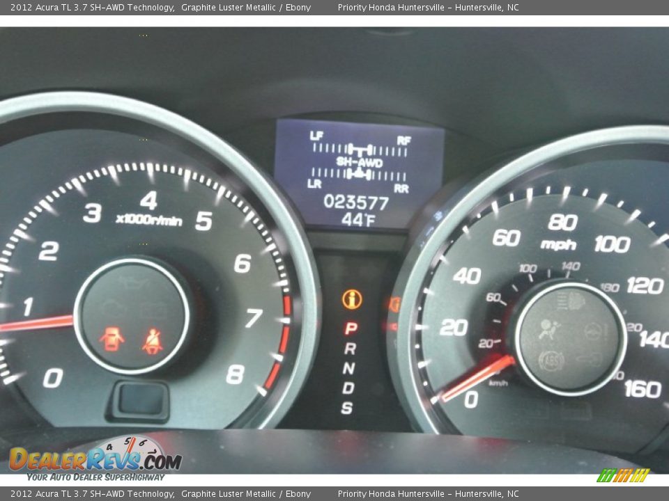 2012 Acura TL 3.7 SH-AWD Technology Graphite Luster Metallic / Ebony Photo #18