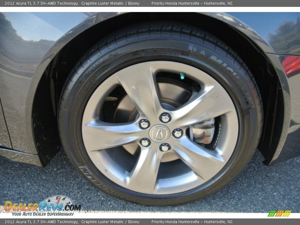 2012 Acura TL 3.7 SH-AWD Technology Graphite Luster Metallic / Ebony Photo #23
