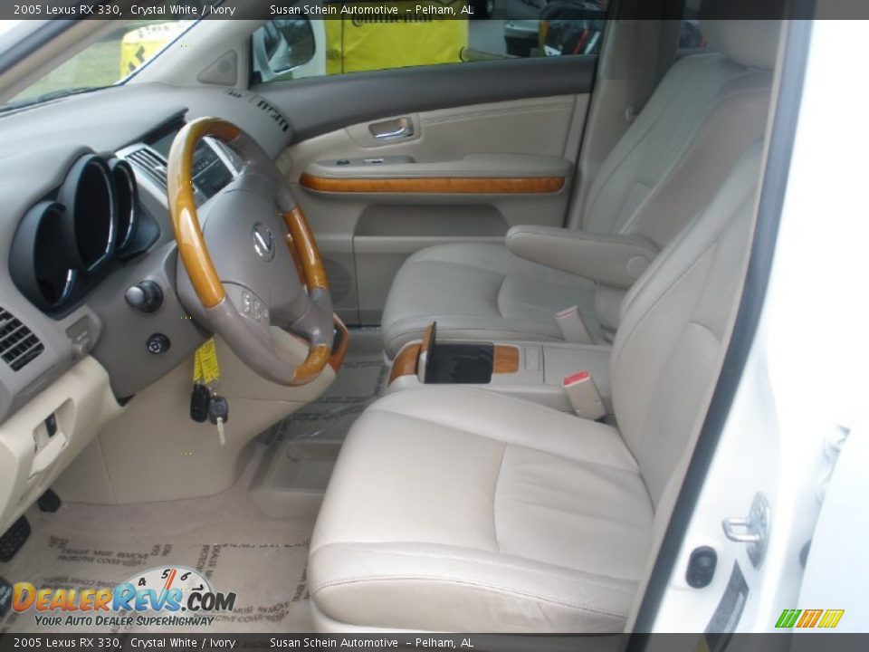 2005 Lexus RX 330 Crystal White / Ivory Photo #6