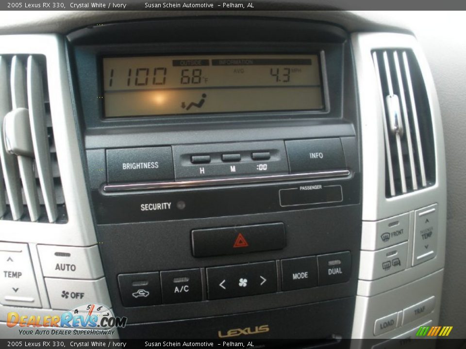 2005 Lexus RX 330 Crystal White / Ivory Photo #26