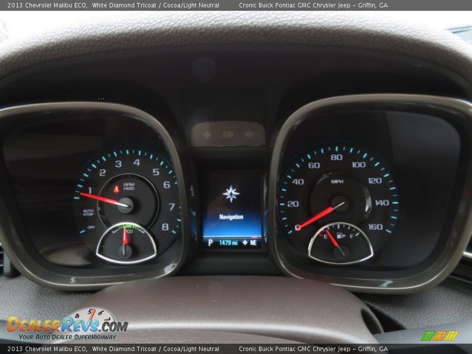 2013 Chevrolet Malibu ECO White Diamond Tricoat / Cocoa/Light Neutral Photo #20
