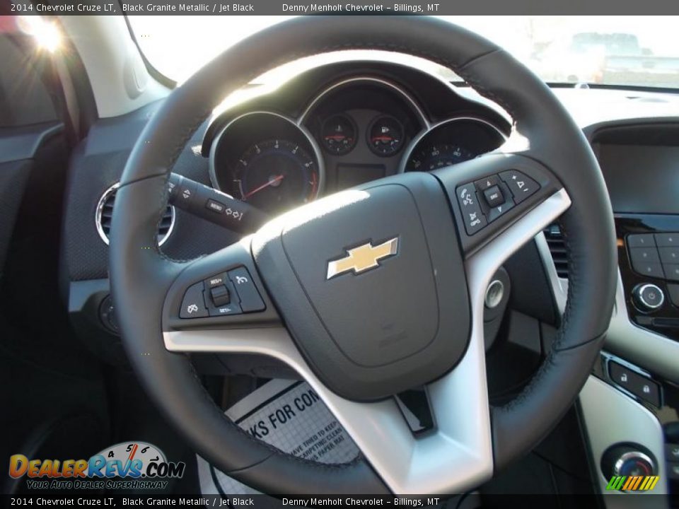 2014 Chevrolet Cruze LT Black Granite Metallic / Jet Black Photo #11