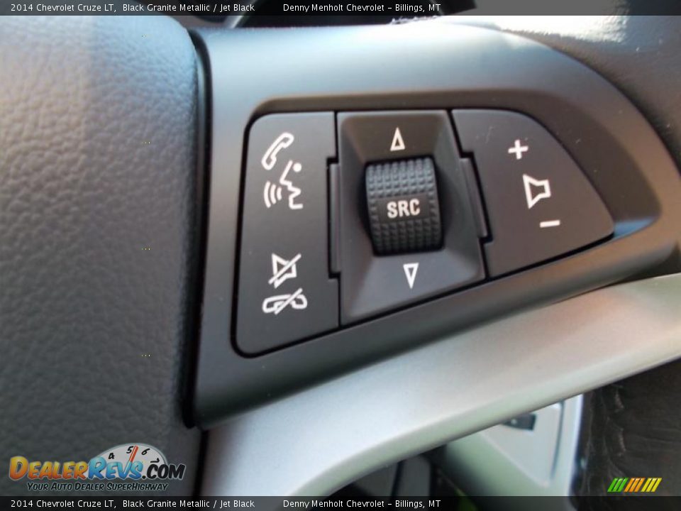 2014 Chevrolet Cruze LT Black Granite Metallic / Jet Black Photo #13