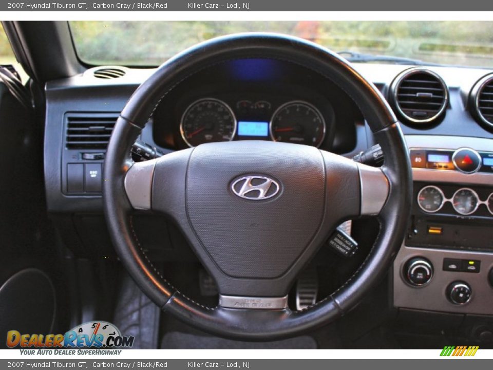 2007 Hyundai Tiburon GT Steering Wheel Photo #16