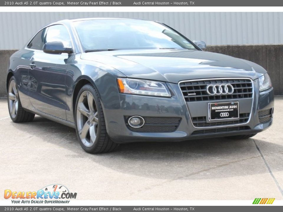 2010 Audi A5 2.0T quattro Coupe Meteor Gray Pearl Effect / Black Photo #1