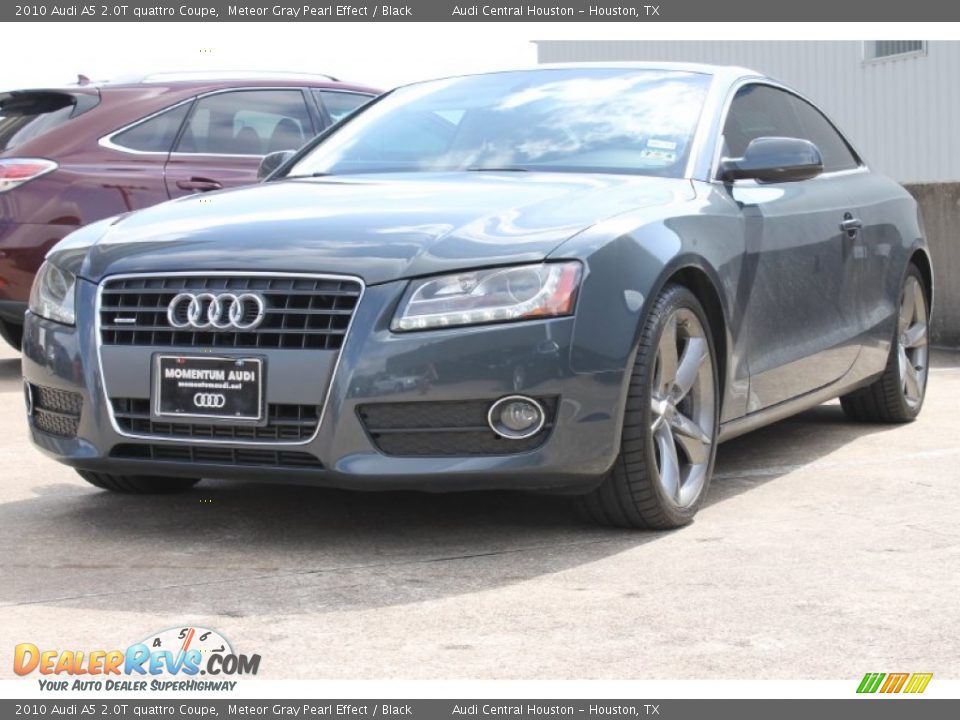 2010 Audi A5 2.0T quattro Coupe Meteor Gray Pearl Effect / Black Photo #3