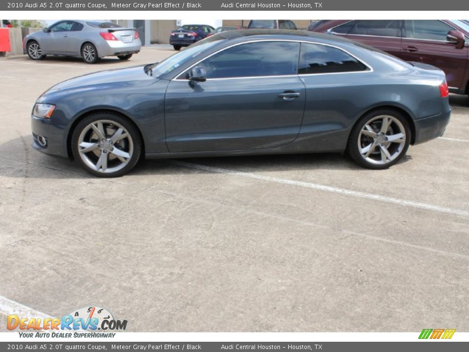 2010 Audi A5 2.0T quattro Coupe Meteor Gray Pearl Effect / Black Photo #4