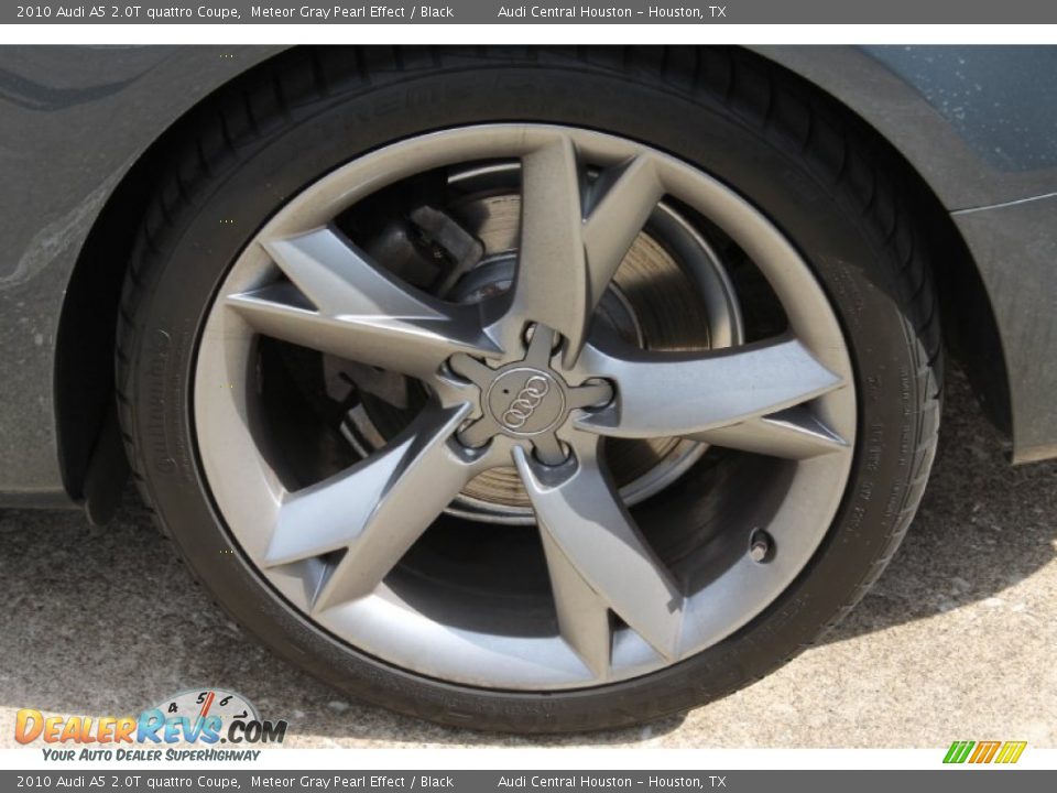 2010 Audi A5 2.0T quattro Coupe Meteor Gray Pearl Effect / Black Photo #5