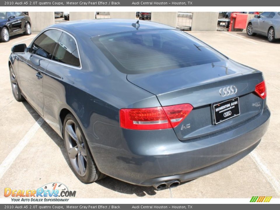 2010 Audi A5 2.0T quattro Coupe Meteor Gray Pearl Effect / Black Photo #6