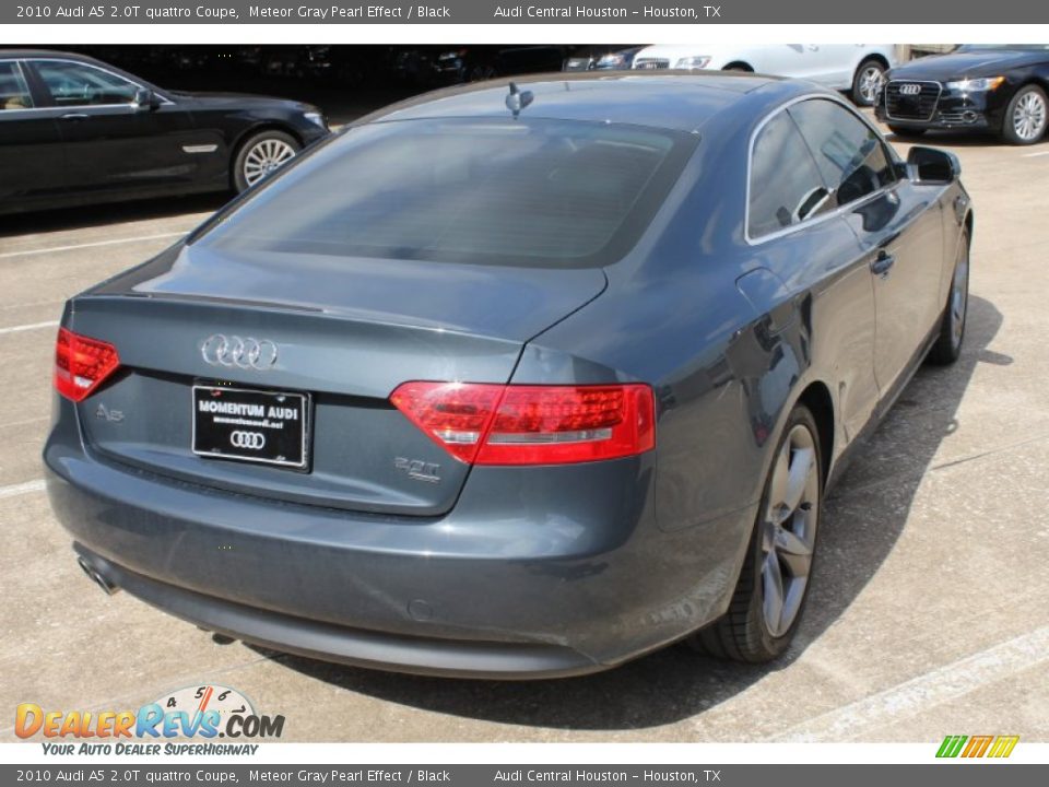 2010 Audi A5 2.0T quattro Coupe Meteor Gray Pearl Effect / Black Photo #8