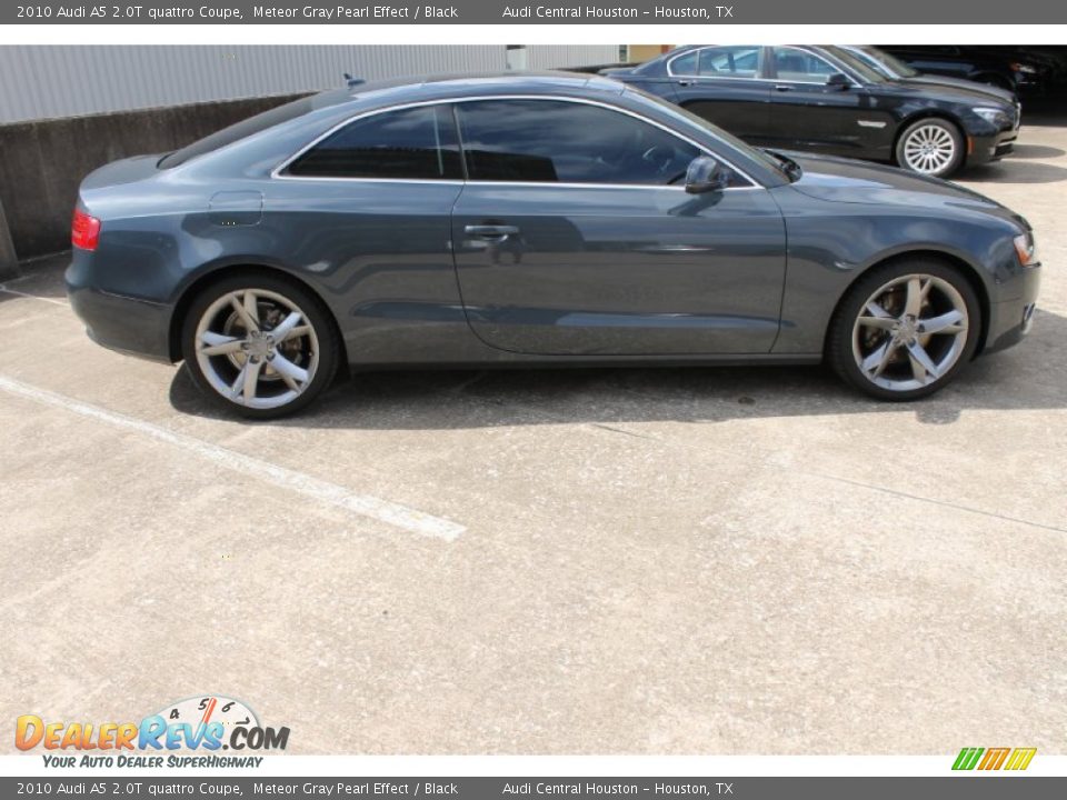 2010 Audi A5 2.0T quattro Coupe Meteor Gray Pearl Effect / Black Photo #9