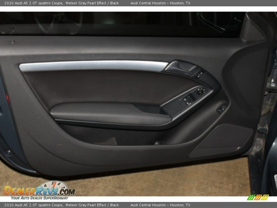 2010 Audi A5 2.0T quattro Coupe Meteor Gray Pearl Effect / Black Photo #10