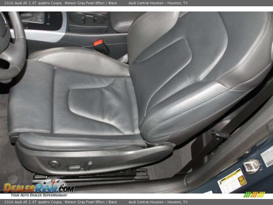 2010 Audi A5 2.0T quattro Coupe Meteor Gray Pearl Effect / Black Photo #11