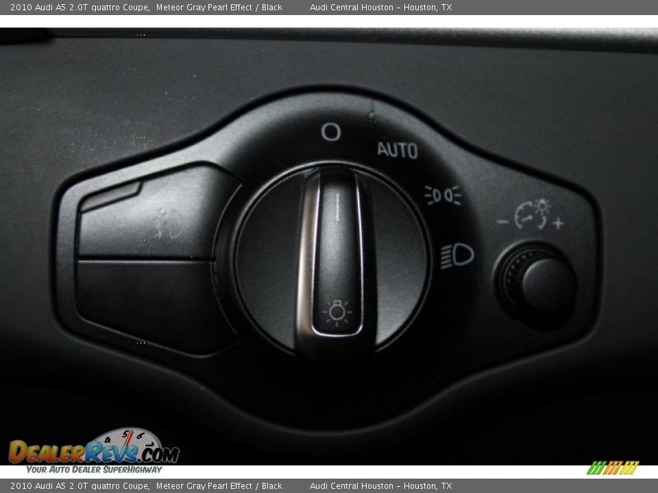 2010 Audi A5 2.0T quattro Coupe Meteor Gray Pearl Effect / Black Photo #13