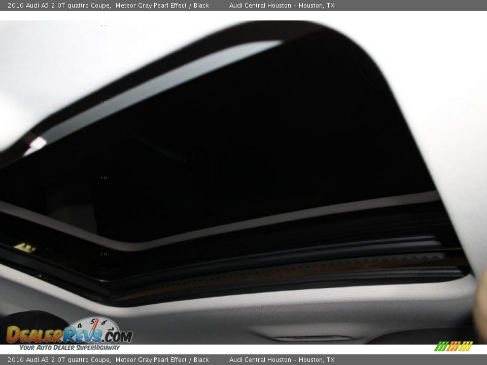 2010 Audi A5 2.0T quattro Coupe Meteor Gray Pearl Effect / Black Photo #15