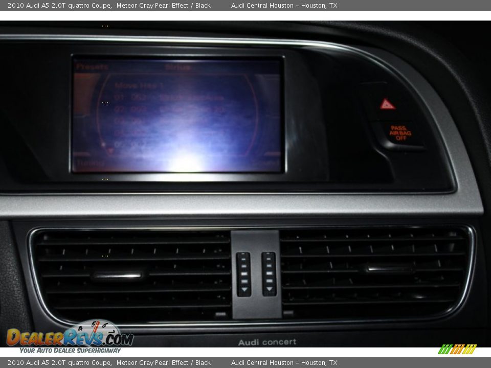 2010 Audi A5 2.0T quattro Coupe Meteor Gray Pearl Effect / Black Photo #16