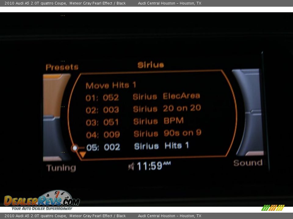 2010 Audi A5 2.0T quattro Coupe Meteor Gray Pearl Effect / Black Photo #17