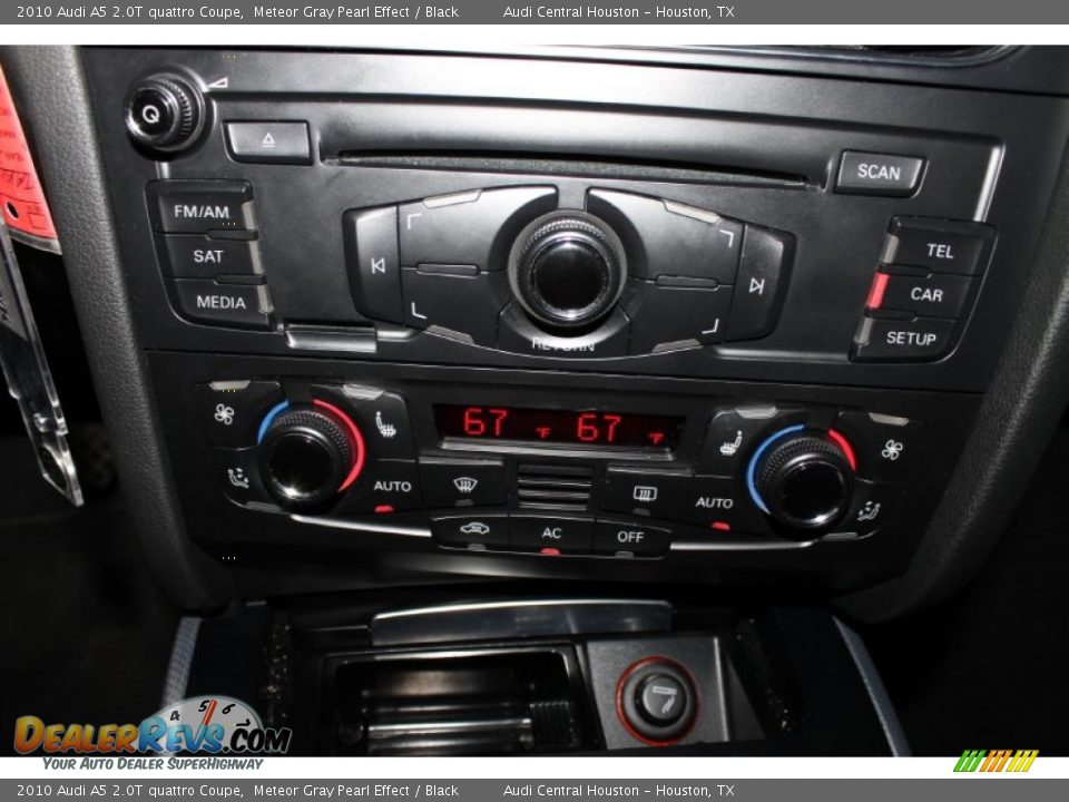 2010 Audi A5 2.0T quattro Coupe Meteor Gray Pearl Effect / Black Photo #21