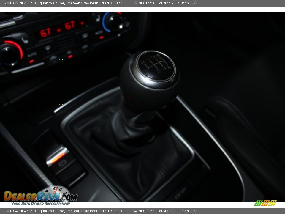 2010 Audi A5 2.0T quattro Coupe Meteor Gray Pearl Effect / Black Photo #22