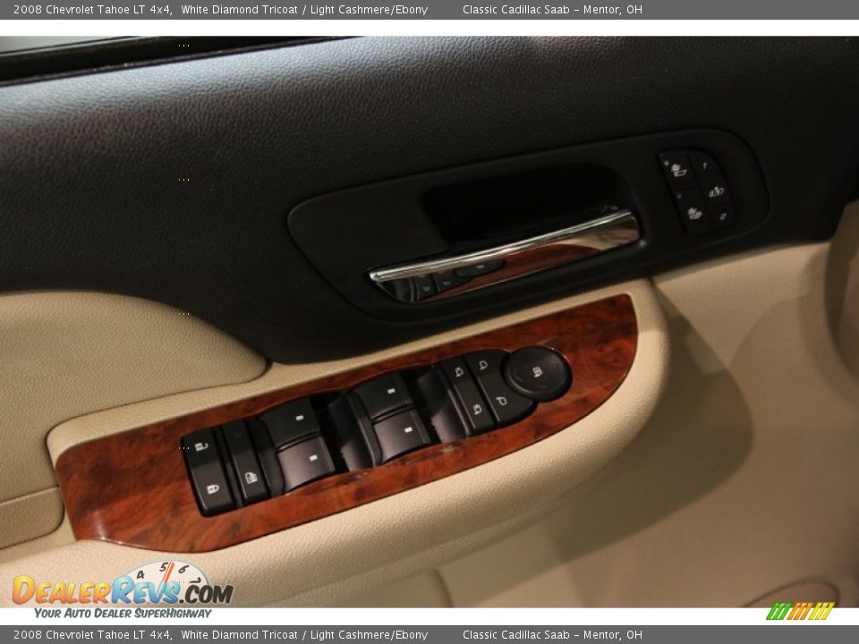 2008 Chevrolet Tahoe LT 4x4 White Diamond Tricoat / Light Cashmere/Ebony Photo #5