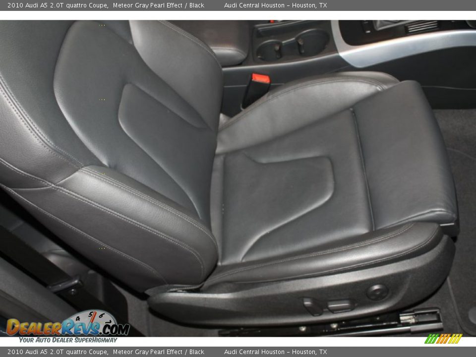 2010 Audi A5 2.0T quattro Coupe Meteor Gray Pearl Effect / Black Photo #28