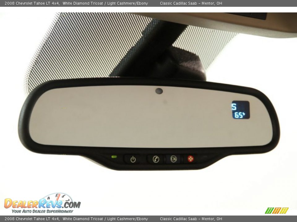 2008 Chevrolet Tahoe LT 4x4 White Diamond Tricoat / Light Cashmere/Ebony Photo #10