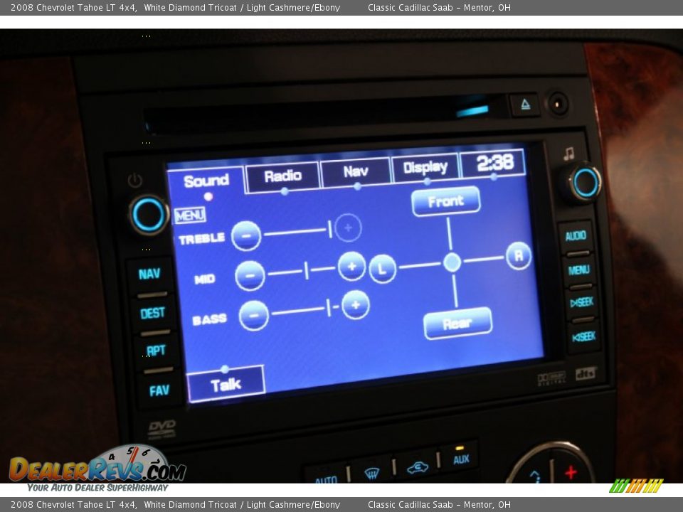 2008 Chevrolet Tahoe LT 4x4 White Diamond Tricoat / Light Cashmere/Ebony Photo #15