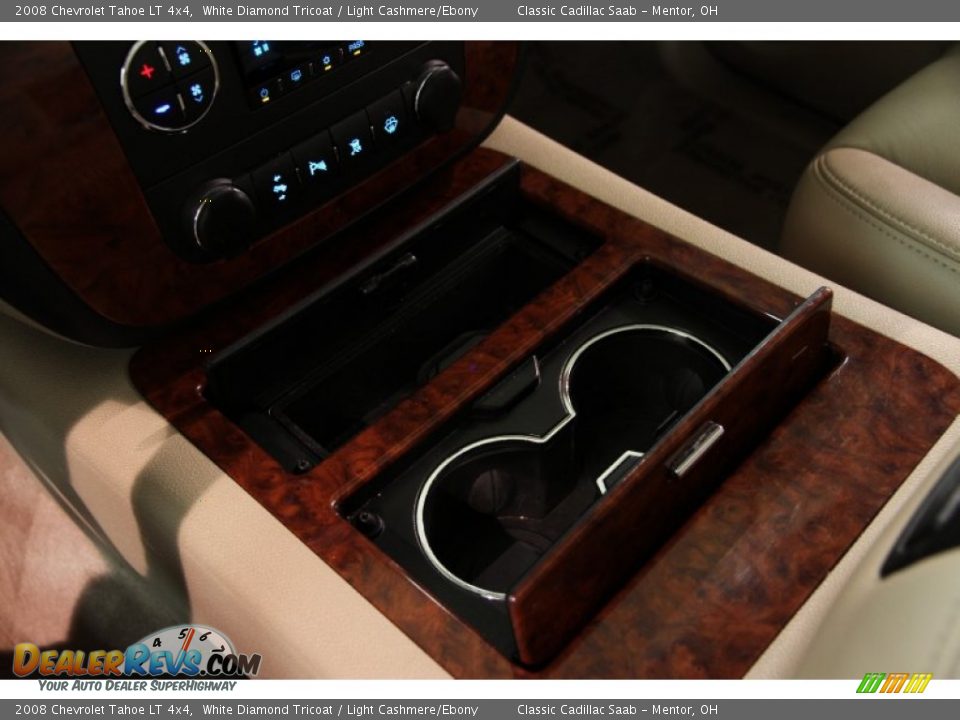 2008 Chevrolet Tahoe LT 4x4 White Diamond Tricoat / Light Cashmere/Ebony Photo #18