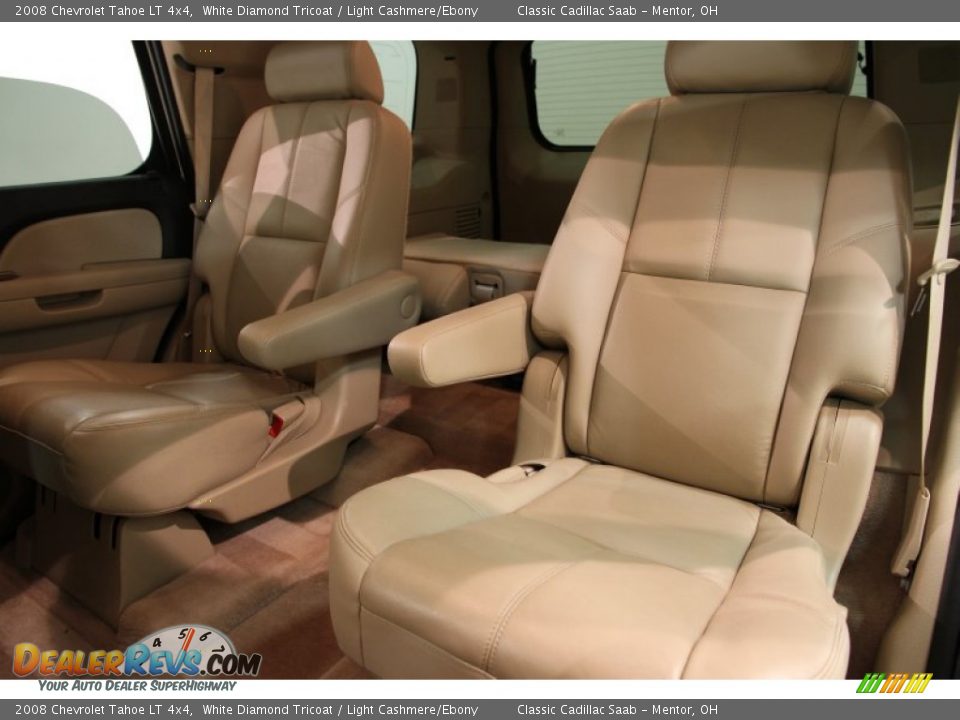 2008 Chevrolet Tahoe LT 4x4 White Diamond Tricoat / Light Cashmere/Ebony Photo #21