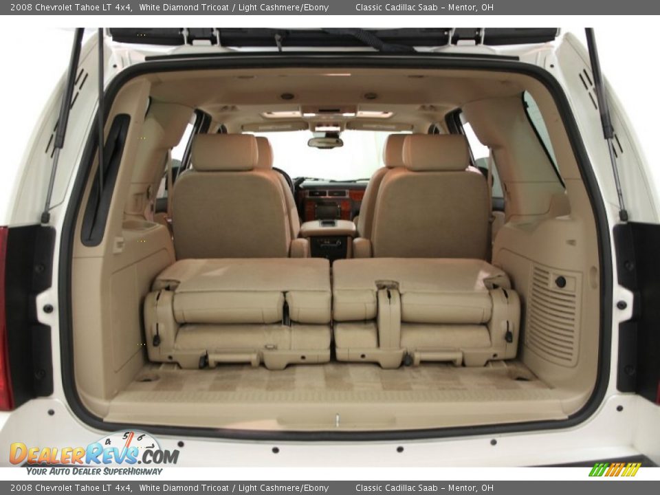 2008 Chevrolet Tahoe LT 4x4 White Diamond Tricoat / Light Cashmere/Ebony Photo #22
