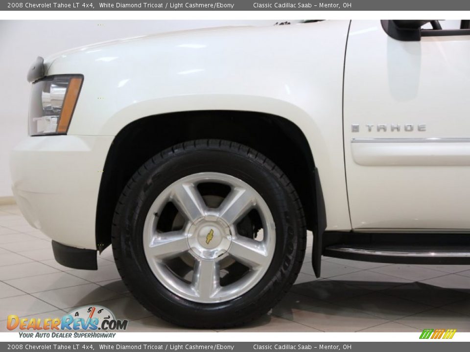 2008 Chevrolet Tahoe LT 4x4 White Diamond Tricoat / Light Cashmere/Ebony Photo #26