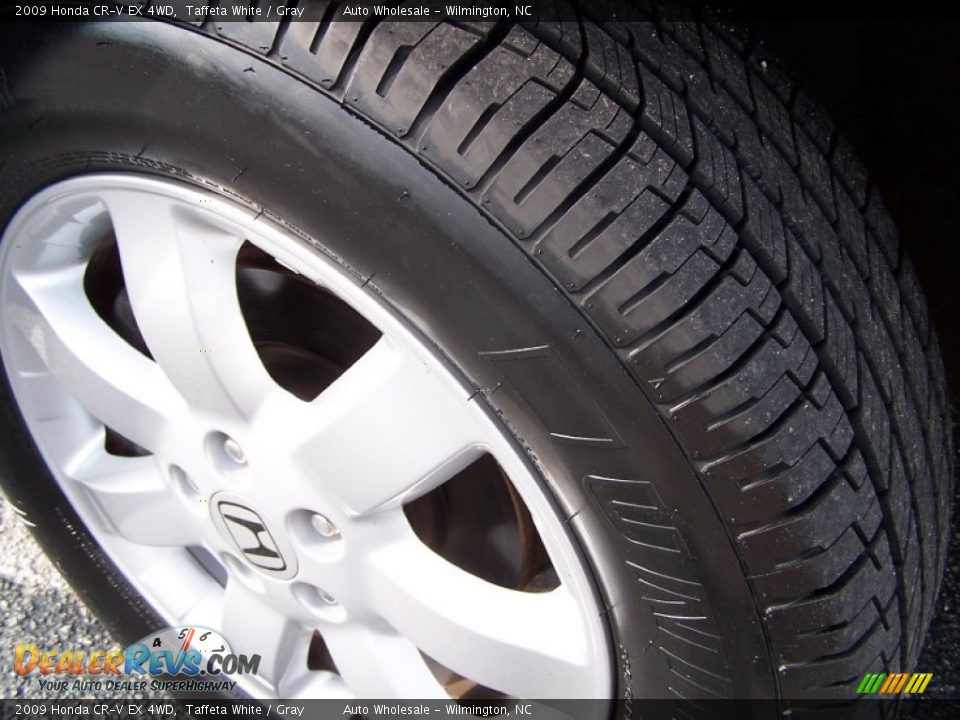 2009 Honda CR-V EX 4WD Taffeta White / Gray Photo #9