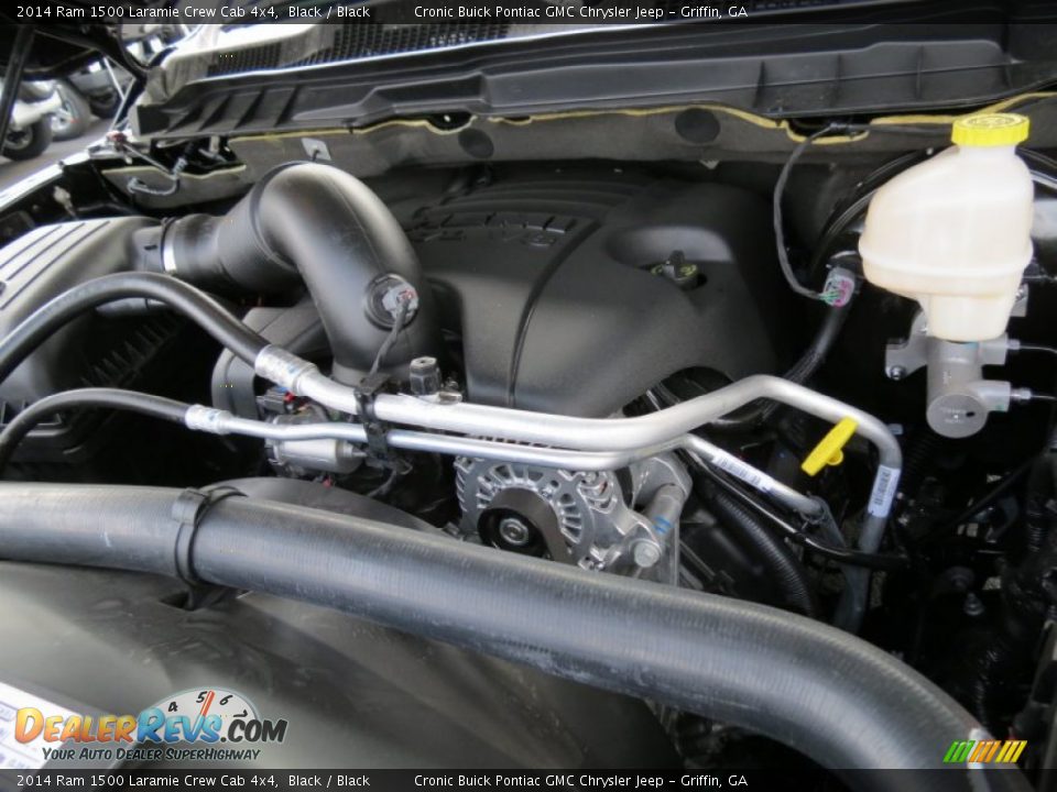 2014 Ram 1500 Laramie Crew Cab 4x4 Black / Black Photo #16