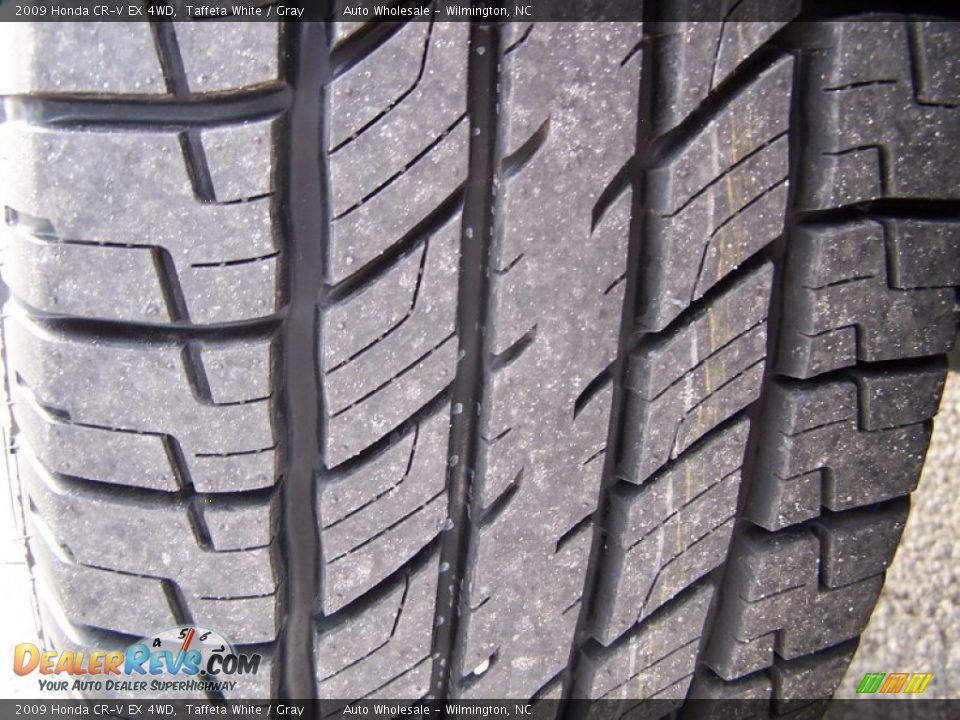 2009 Honda CR-V EX 4WD Taffeta White / Gray Photo #10