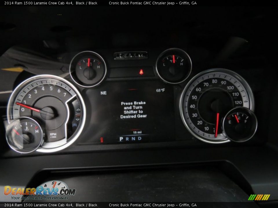 2014 Ram 1500 Laramie Crew Cab 4x4 Black / Black Photo #17