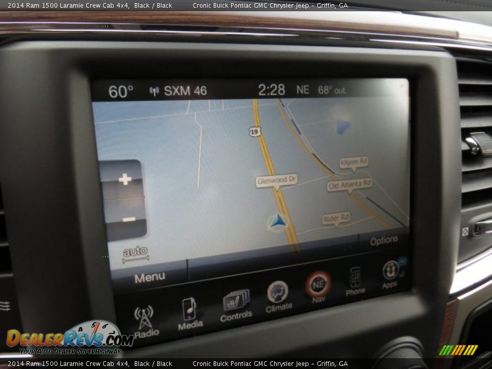 2014 Ram 1500 Laramie Crew Cab 4x4 Black / Black Photo #18