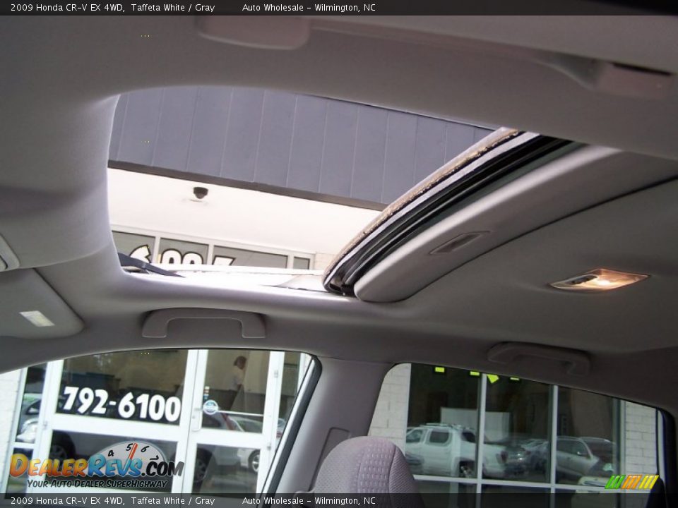 2009 Honda CR-V EX 4WD Taffeta White / Gray Photo #12