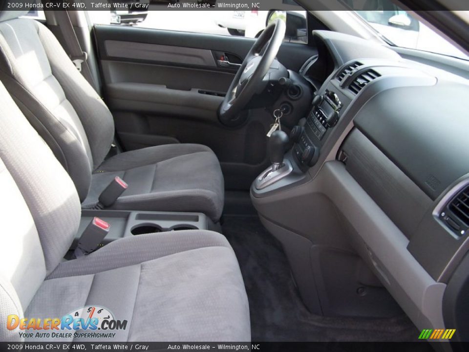 2009 Honda CR-V EX 4WD Taffeta White / Gray Photo #15