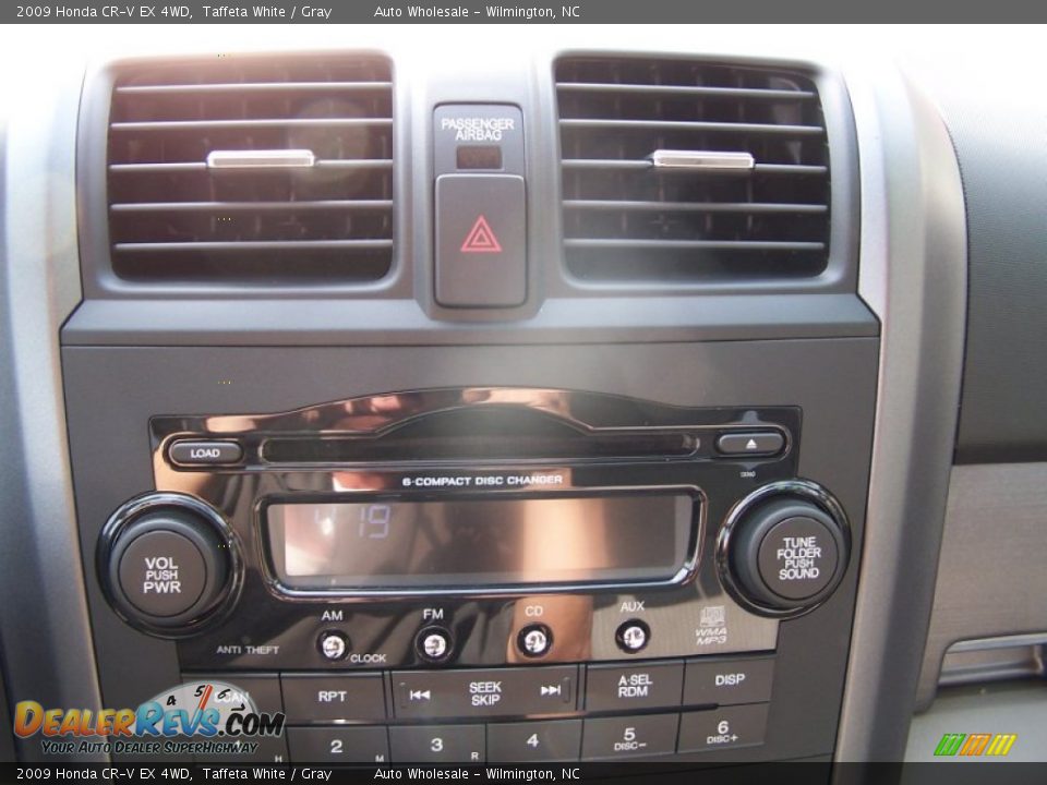 2009 Honda CR-V EX 4WD Taffeta White / Gray Photo #18