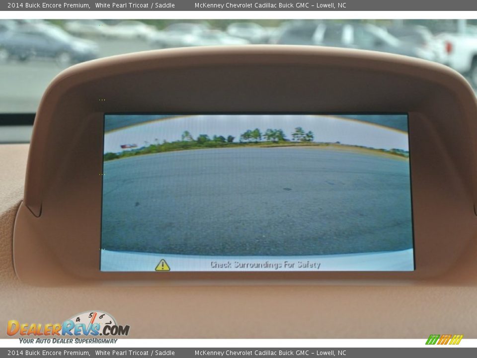 2014 Buick Encore Premium White Pearl Tricoat / Saddle Photo #12