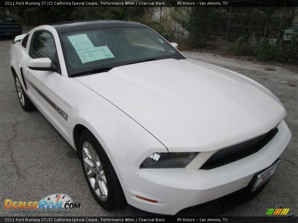 2011 Ford Mustang GT/CS California Special Coupe Performance White / Charcoal Black Photo #1