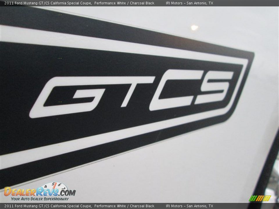 2011 Ford Mustang GT/CS California Special Coupe Performance White / Charcoal Black Photo #5